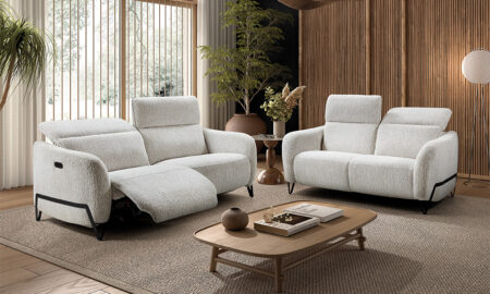 Canapé 2 places fixes