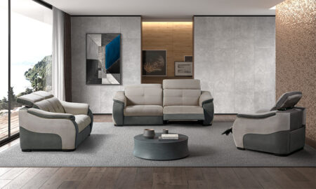 Canapé 2 places fixes